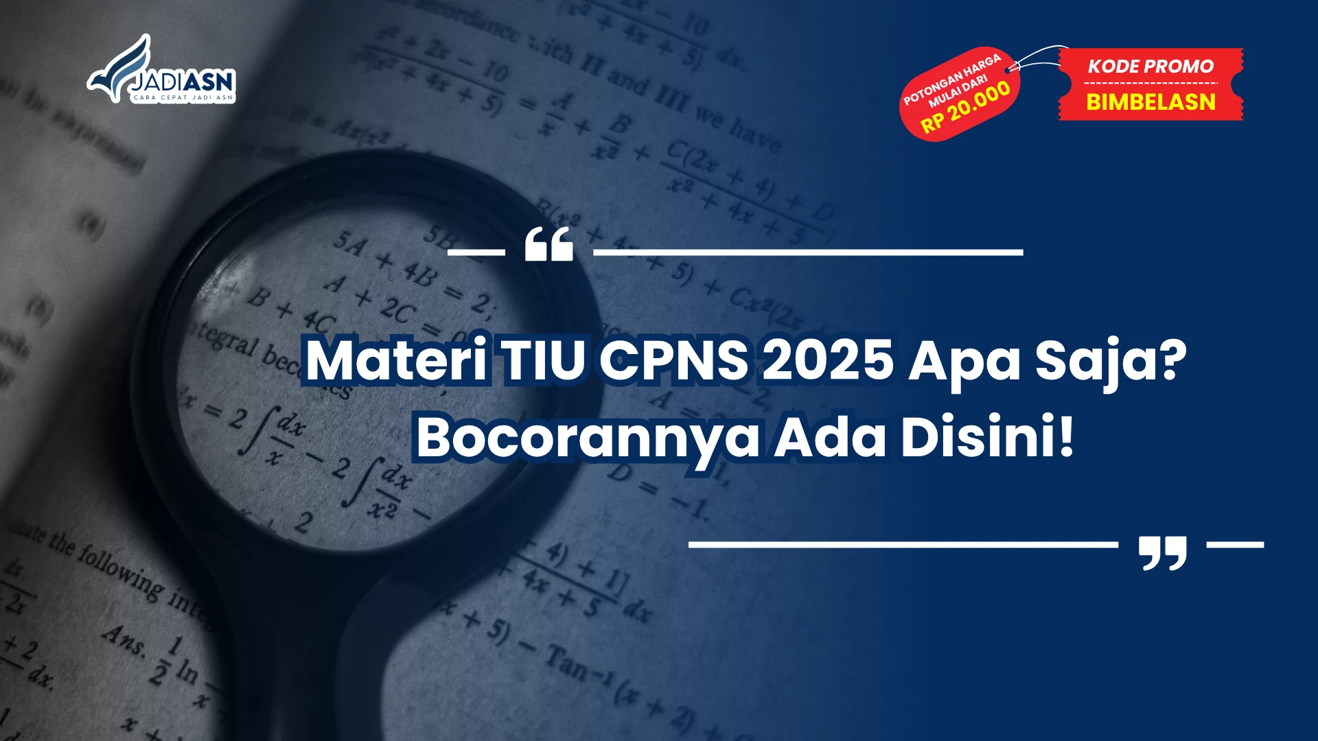 Materi TIU CPNS 2025 Apa Saja
