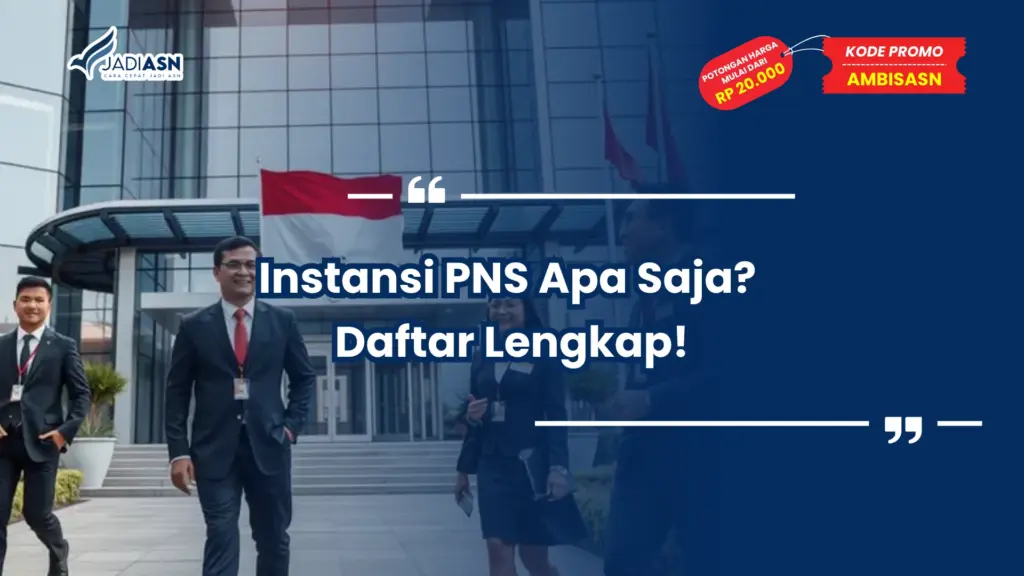 Instansi PNS Apa Saja