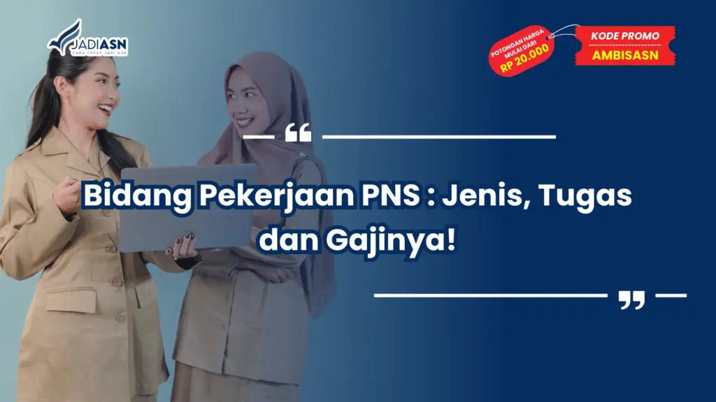 Bidang Pekerjaan PNS