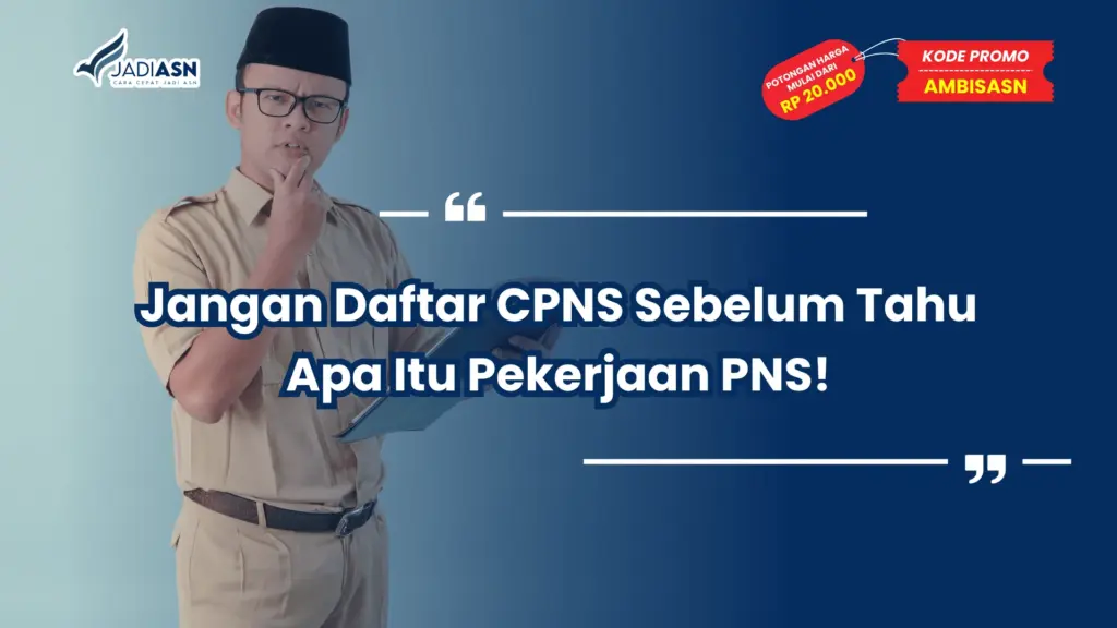 Apa Itu Pekerjaan PNS