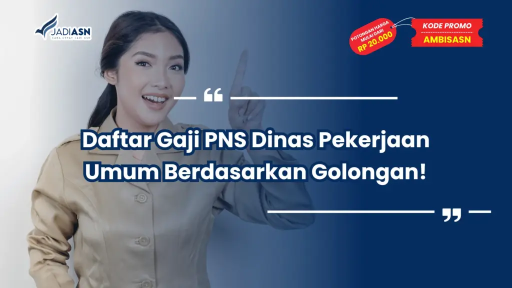 Gaji PNS Dinas Pekerjaan Umum