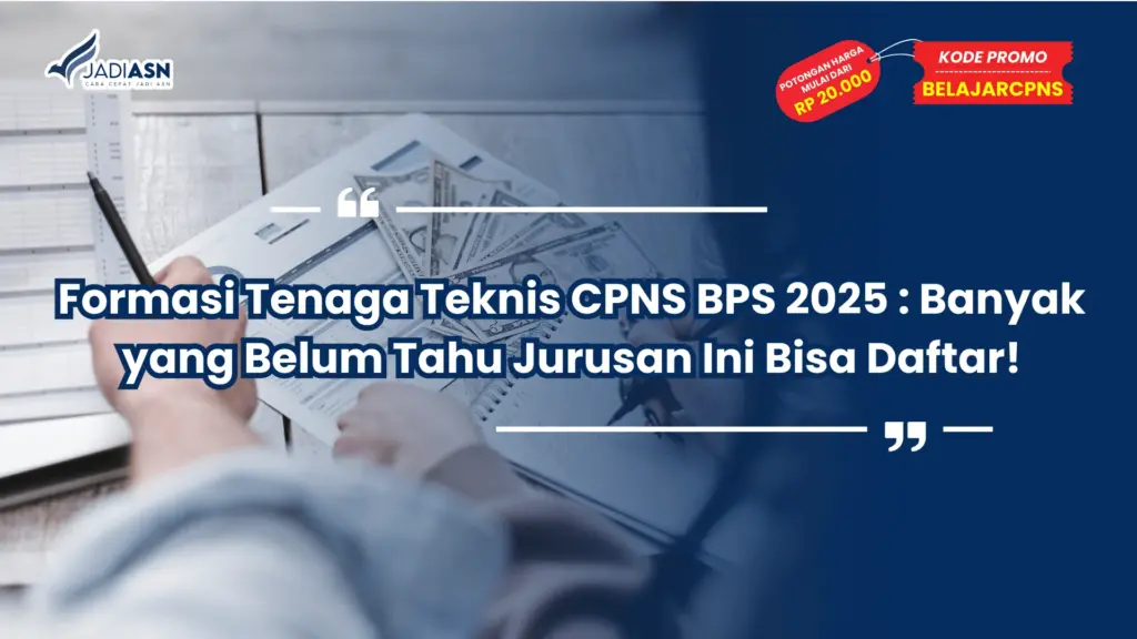 Formasi Tenaga Teknis CPNS BPS 2025
