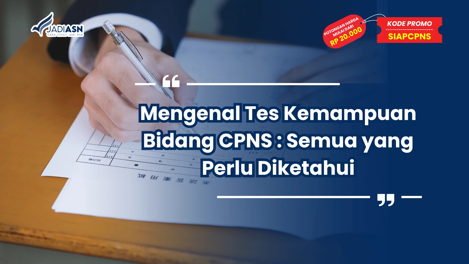Mengenal Tes Kemampuan Bidang CPNS
