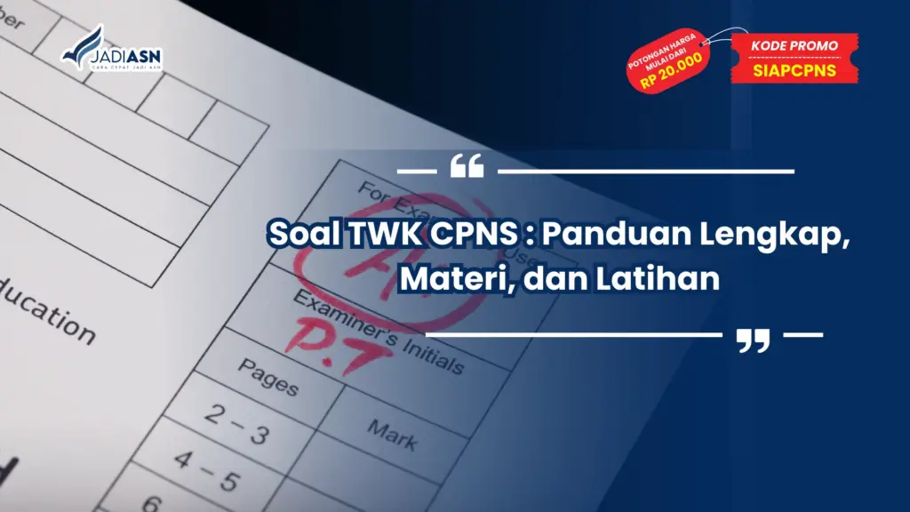 Soal TWK CPNS