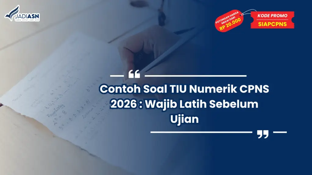 Contoh Soal TIU Numerik CPNS 2026