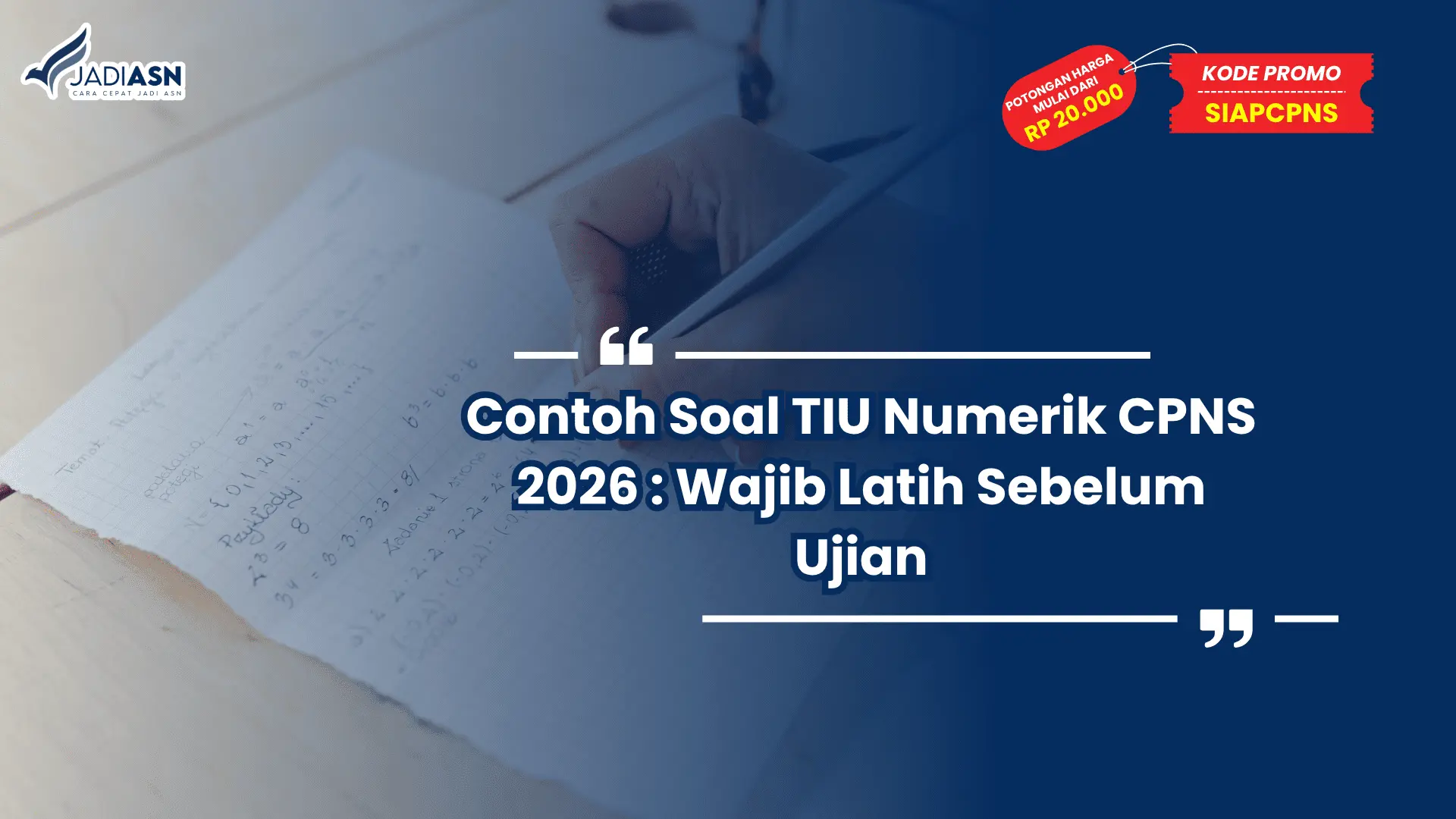 Contoh Soal TIU Numerik CPNS 2026