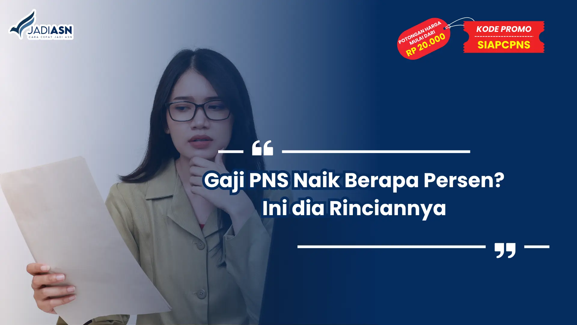 Gaji PNS Naik Berapa Persen