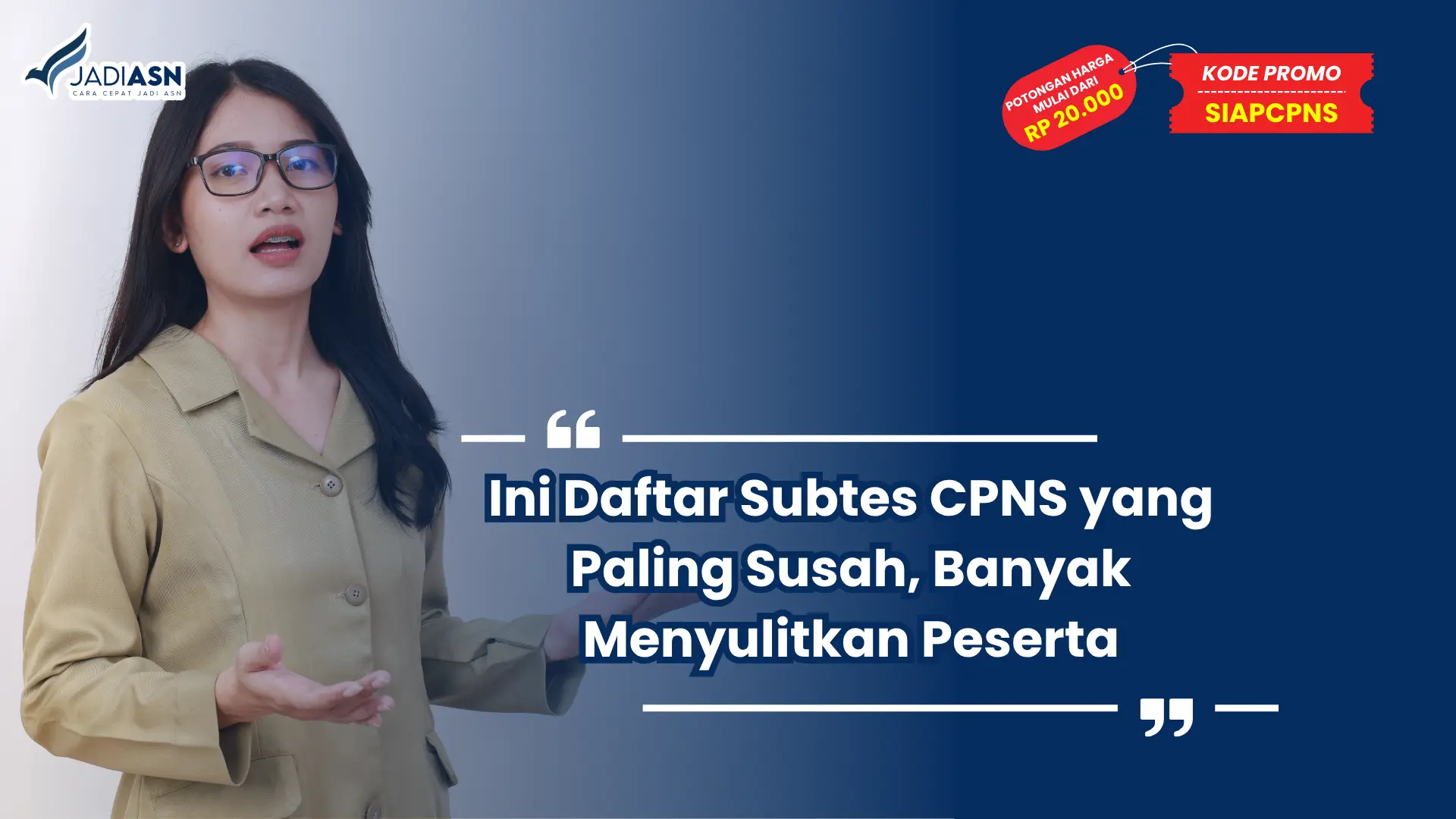 Ini Daftar Subtes CPNS yang Paling Susah, Banyak Menyulitkan Peserta