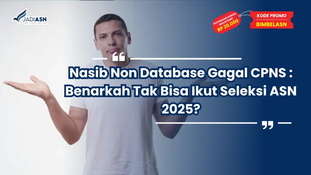 nasib non database gagal cpns