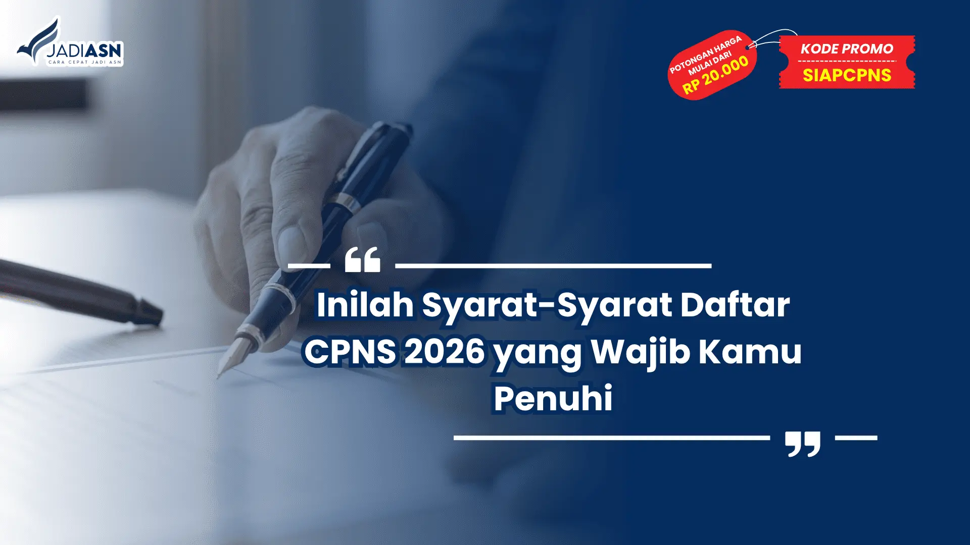 Syarat-Syarat Daftar CPNS