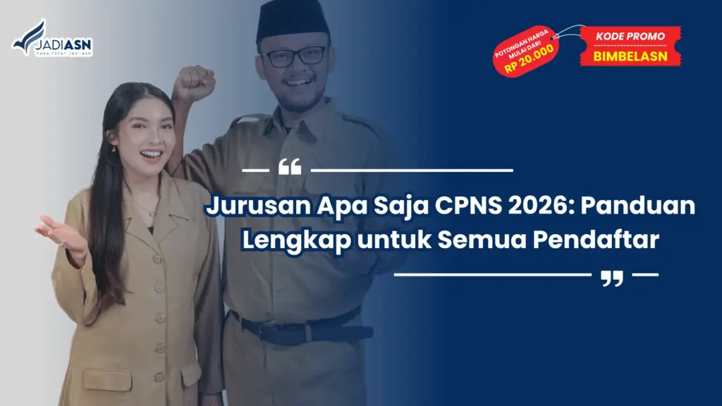 Jurusan Apa Saja CPNS 2026