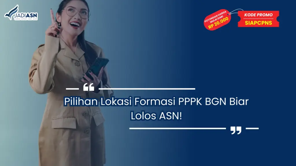 Pilihan lokasi formasi PPPK BGN