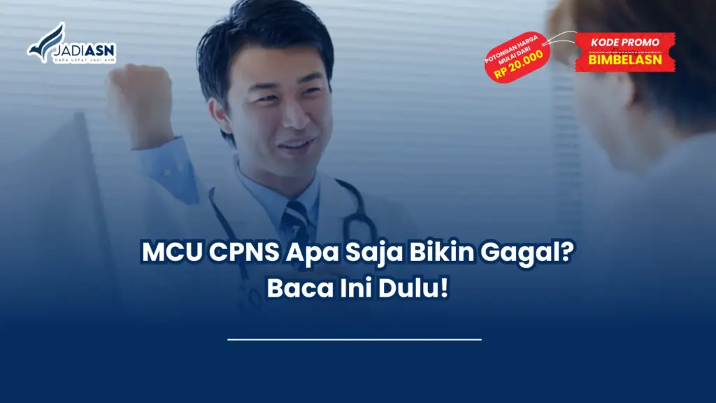 mcu cpns apa saja