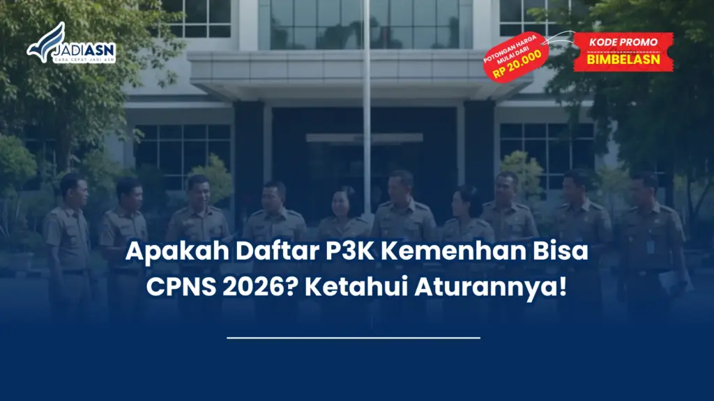 apakah daftar p3k kemenhan bisa cpns 2026