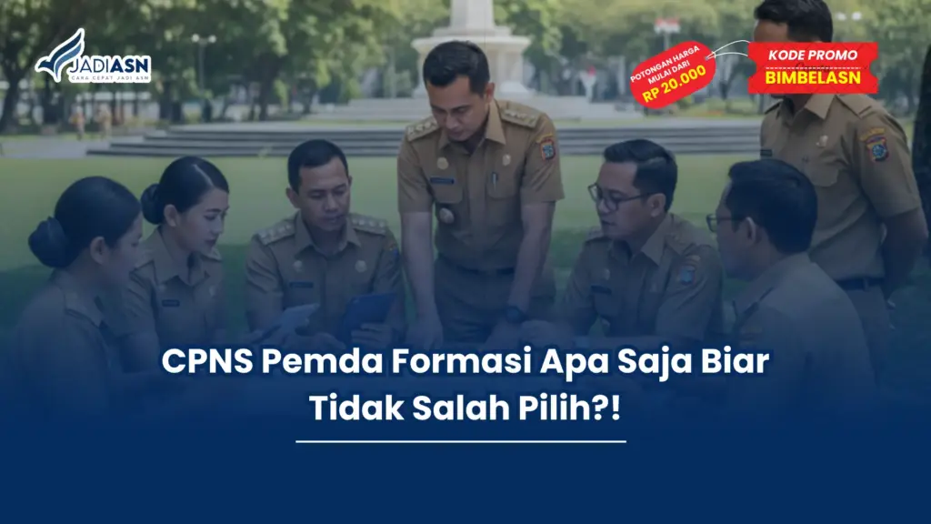 cpns pemda formasi apa saja