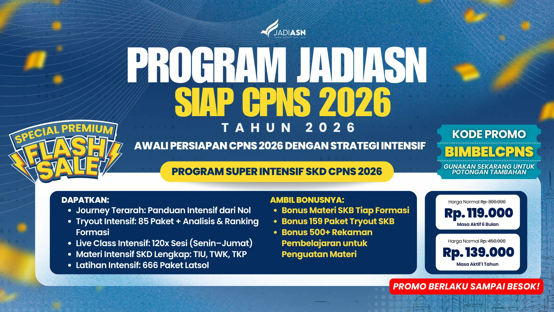 (ARTIKEL SLIDER) - PROMO FLASH SALE (22 April 2026) - KODE PROMO JADIASN