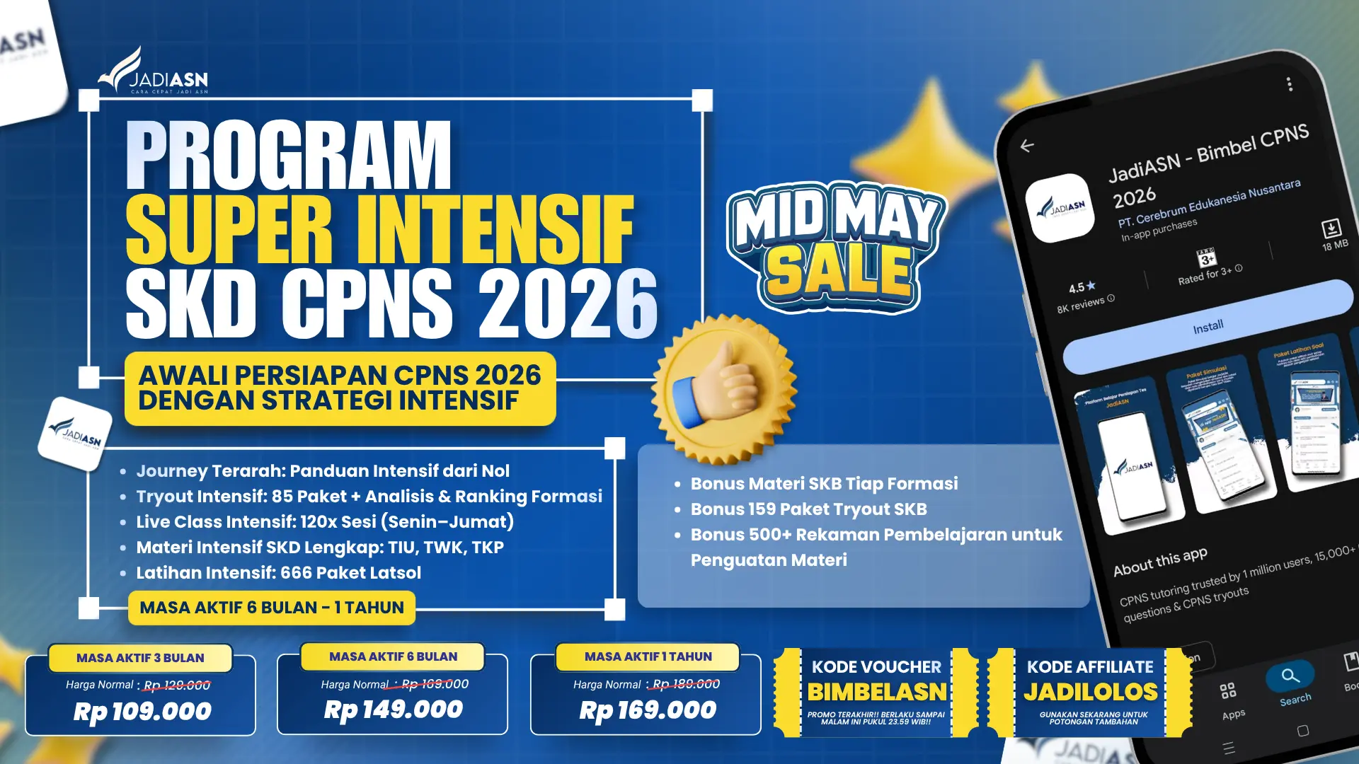 PROMO WEB ARTIKEL (20 MEI 2026) - KODE PROMO BIMBELASN