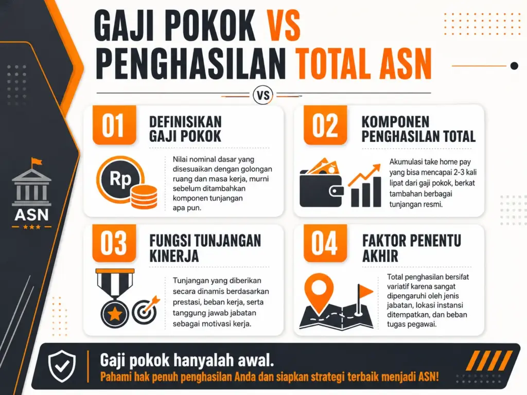 4. Kenali Perbedaan Gaji Pokok dengan Penghasilan Total