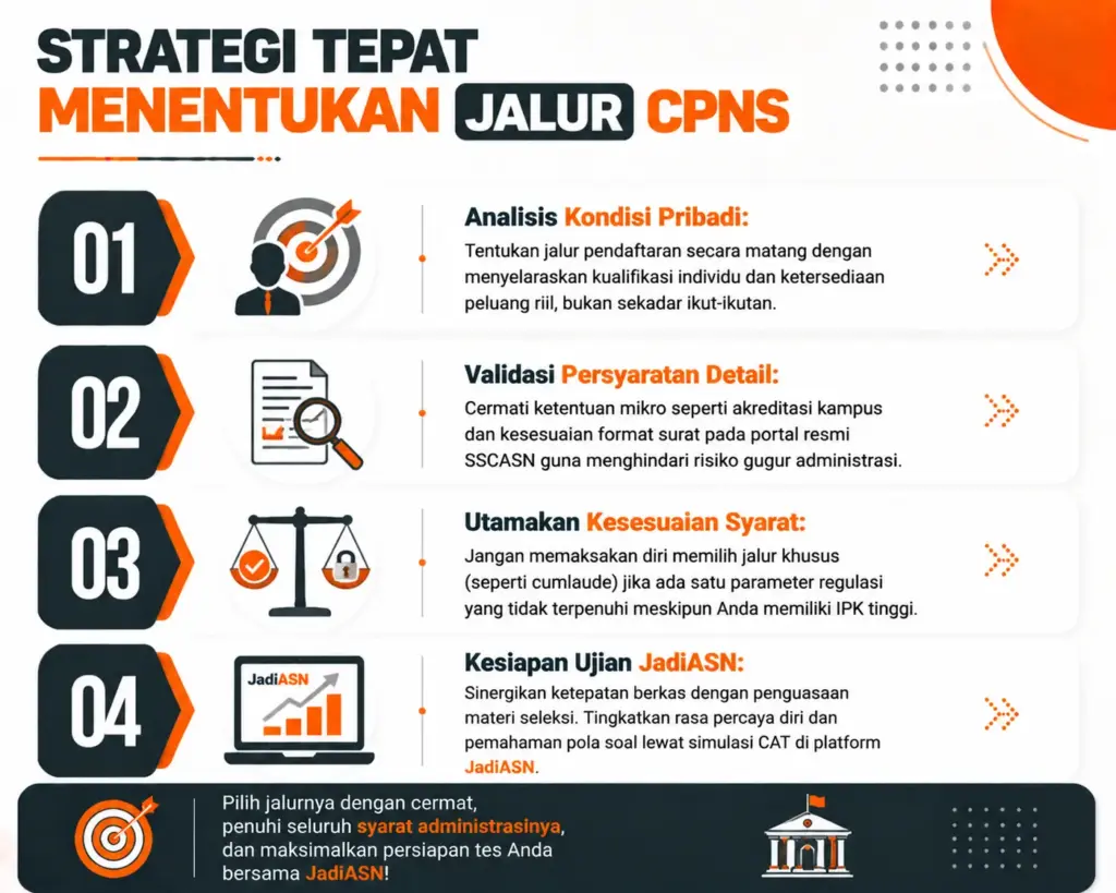 4. Cara Menentukan Jalur Tepat