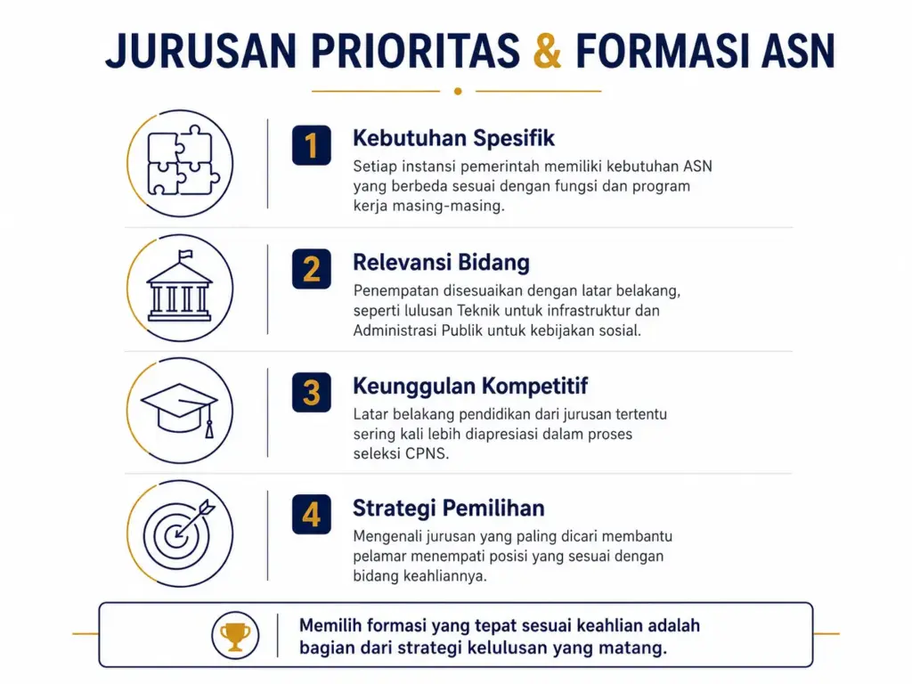 1. Jurusan Paling Dicari CPNS dan Kaitannya dengan Formasi ASN