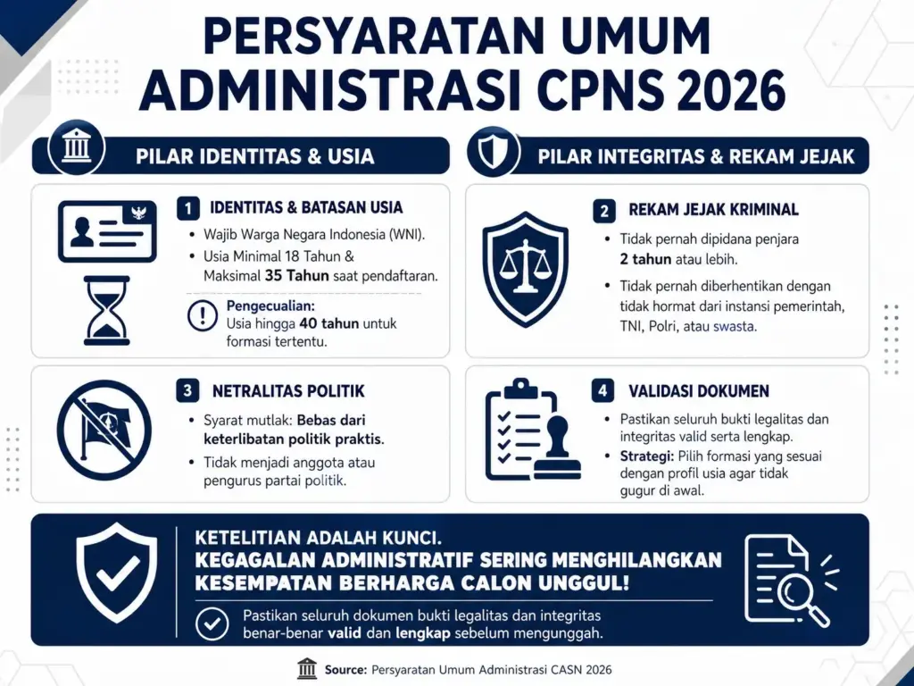 Persyaratan Umum Administrasi CPNS