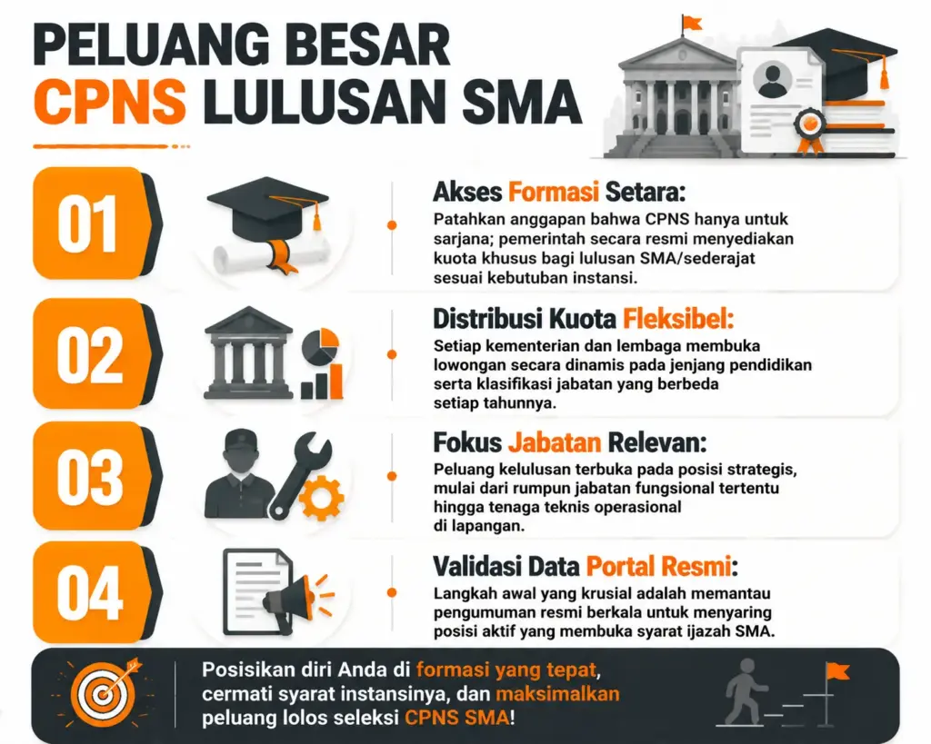1. Kesempatan Lulusan SMA dalam Seleksi CPNS