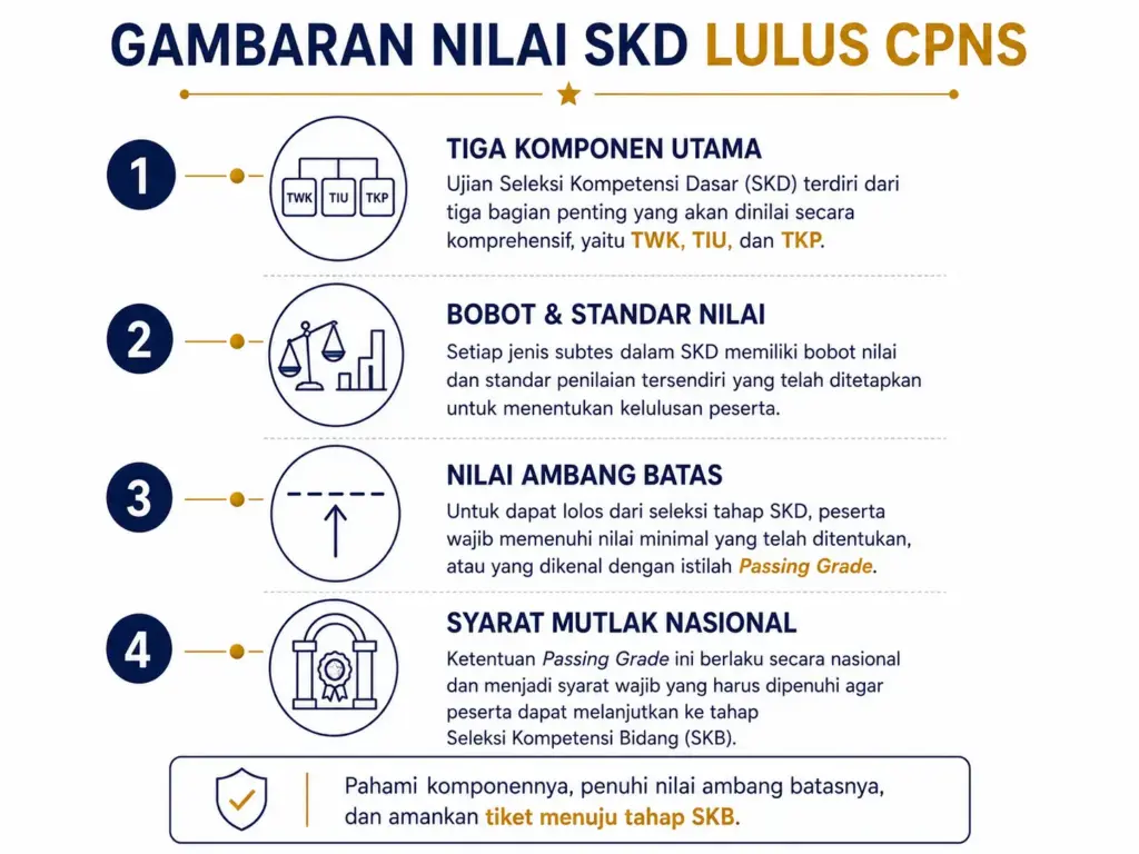 1. Gambaran Nilai SKD Agar Lulus CPNS
