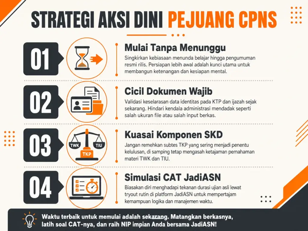 4. Persiapan Jangan Menunggu Pengumuman
