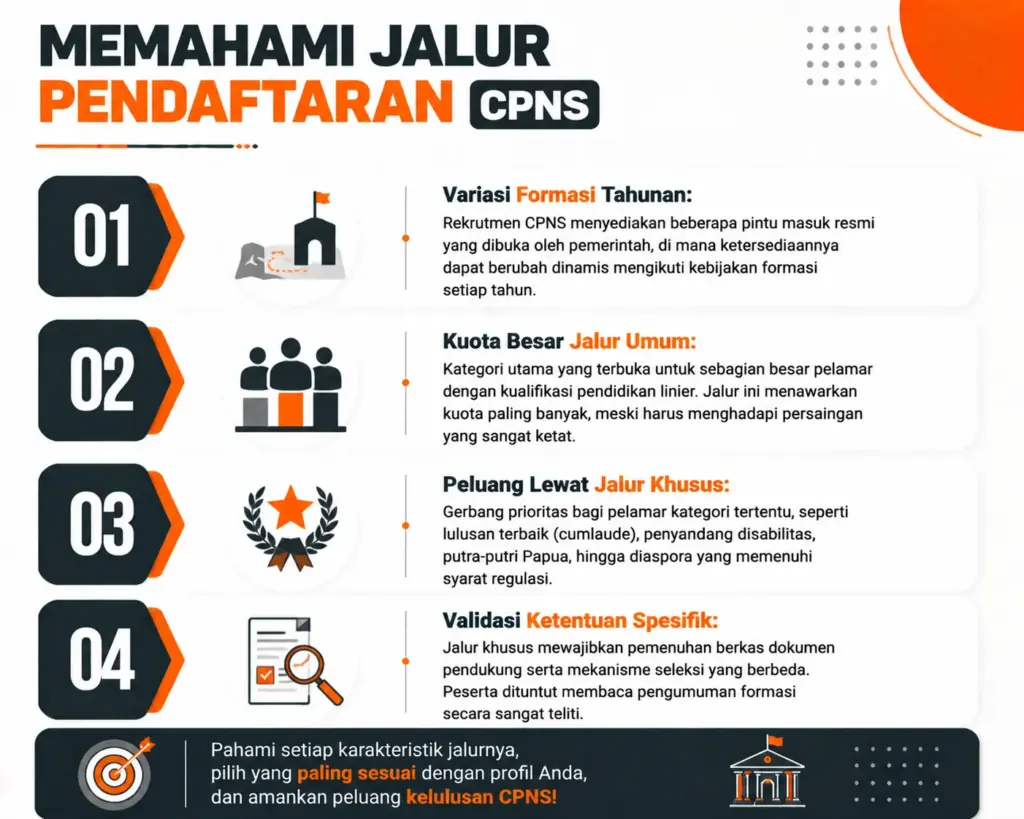 2. Jalur Daftar CPNS yang Umum