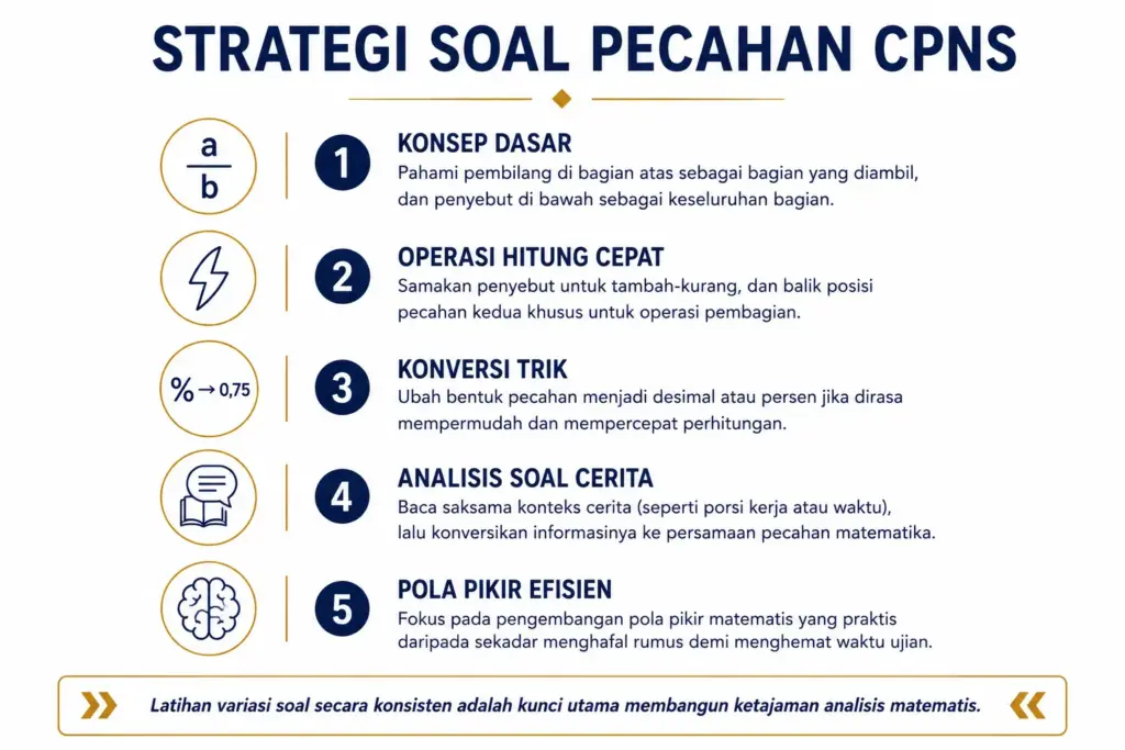 2. Strategi Menaklukkan Soal Pecahan CPNS