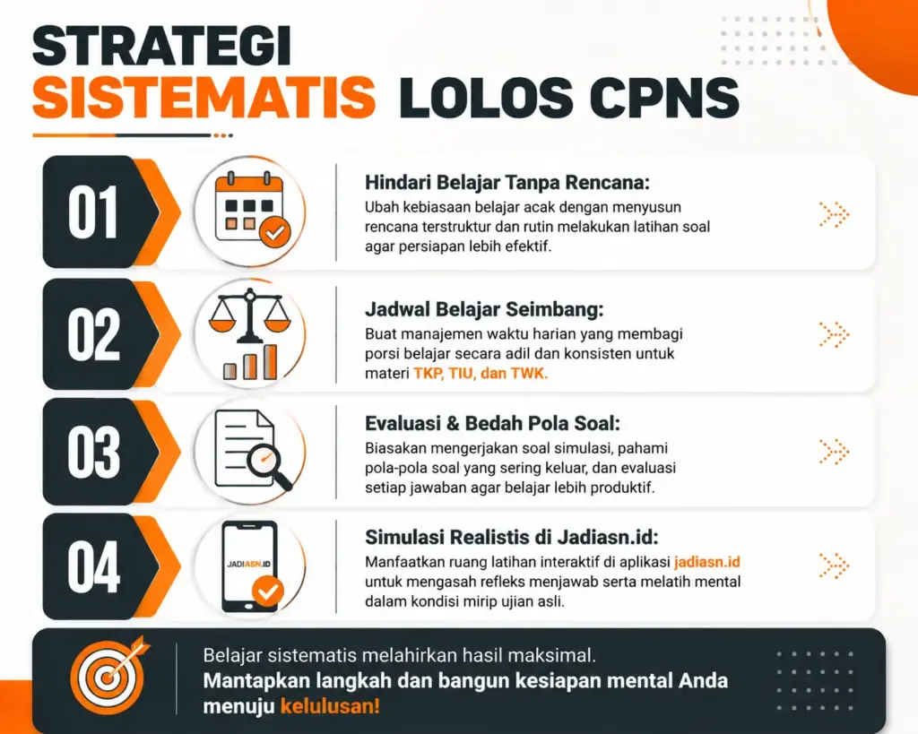 3. Menerapkan Strategi Belajar untuk Menguasai Materi CPNS