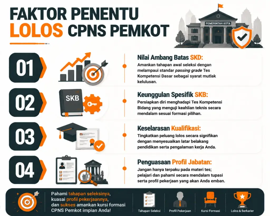 2. Faktor Penentu Peluang Lolos Formasi Pemkot