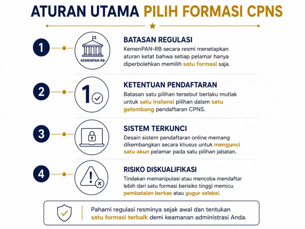 1. Memahami Aturan Pemilihan Formasi CPNS