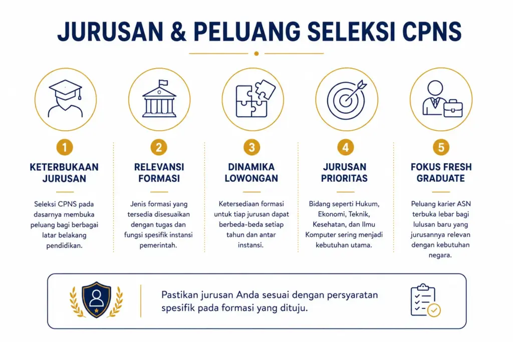 1. Jurusan Apa Saja yang Bisa Ikut CPNS?