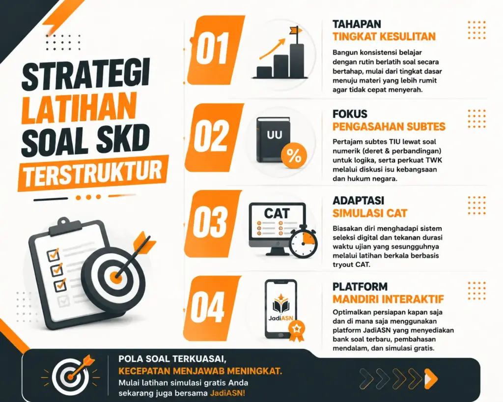 3. Mengasah Kemampuan dengan Latihan Soal SKD Terstruktur