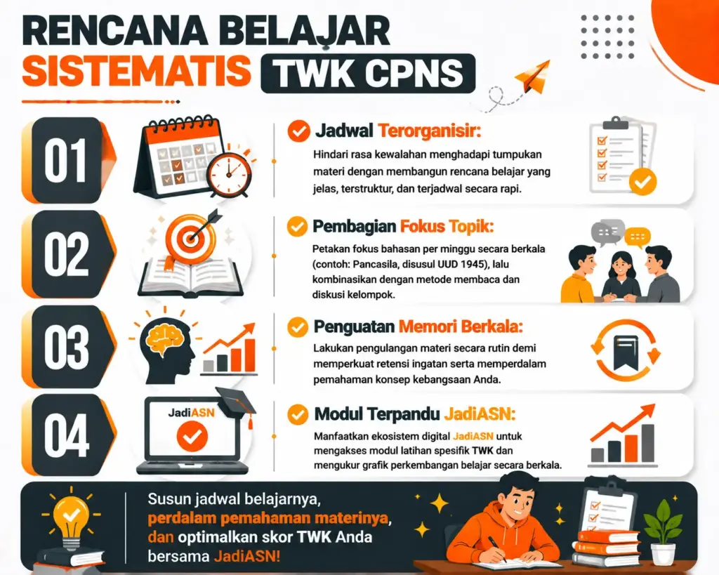 2. Membuat Rencana Belajar Sistematis dan Fokus