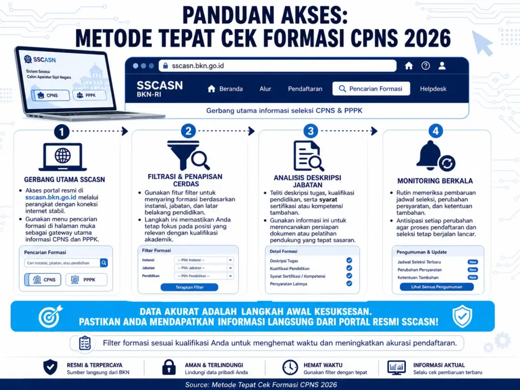 Metode Tepat Cek Formasi CPNS 2026