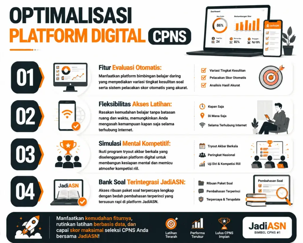 3. Memanfaatkan Platform Digital untuk Simulasi CPNS