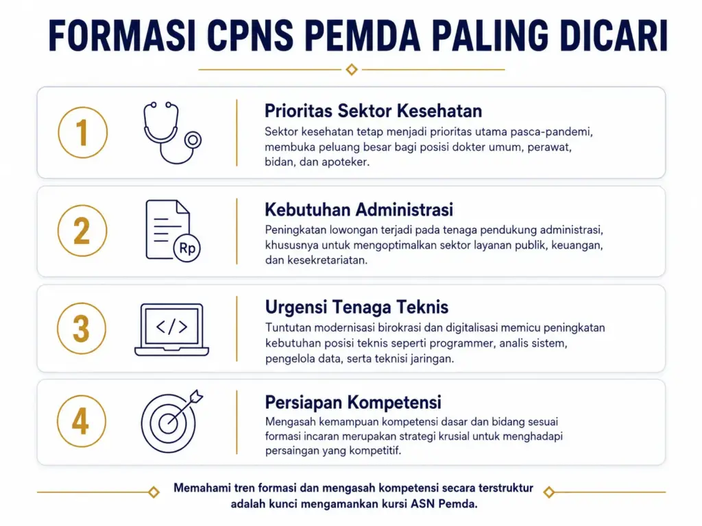 3. Formasi CPNS Pemda yang Paling Banyak Dicari Tahun Ini