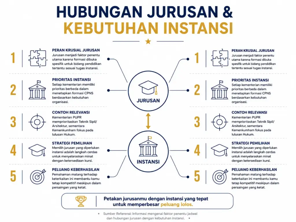 2. Hubungan Jurusan dengan Formasi dan Kebutuhan Instansi