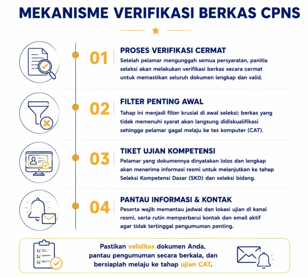 5. Mekanisme Verifikasi dan Tahapan Setelah Lengkapi Administrasi