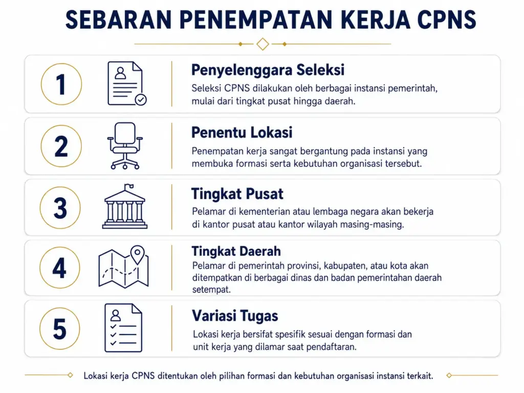 1. Peran Beragam Instansi dalam Penempatan CPNS