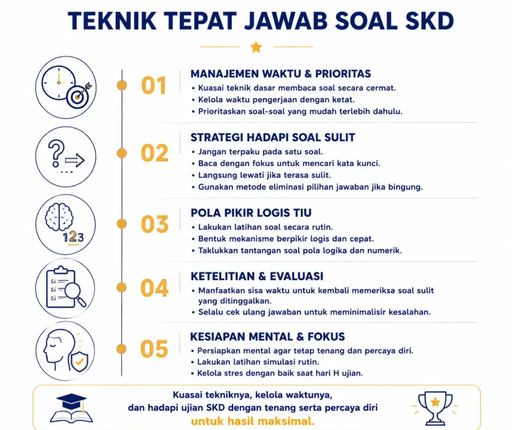 3. Menguasai Teknik Mengerjakan Soal SKD dengan Tepat