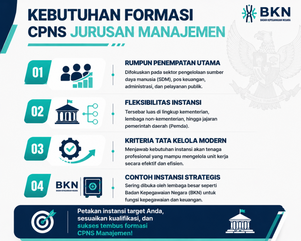 1. Menyelami Kebutuhan Formasi CPNS Jurusan Manajemen