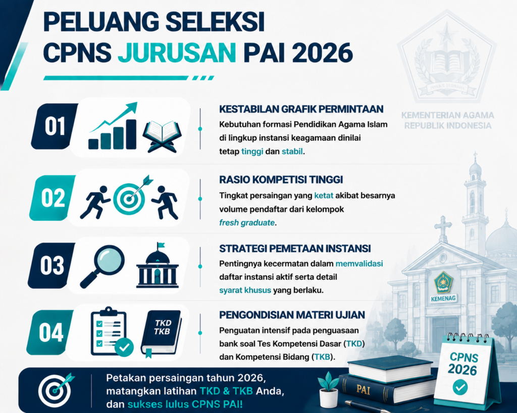 3. Peluang Lolos Seleksi CPNS untuk Jurusan PAI 2026
