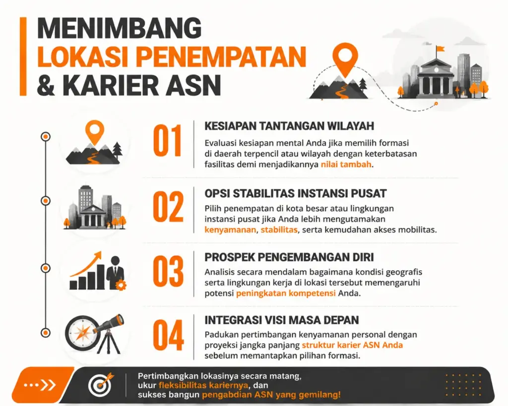 4. Menimbang Lokasi Penempatan dan Fleksibilitas Karier ASN
