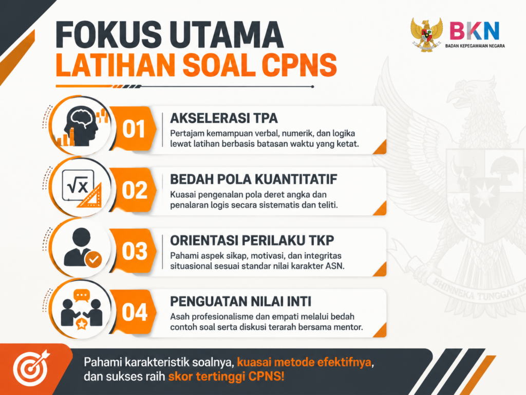 2. Fokus Utama Latihan Soal CPNS dan Cara Efektif Mengerjakannya