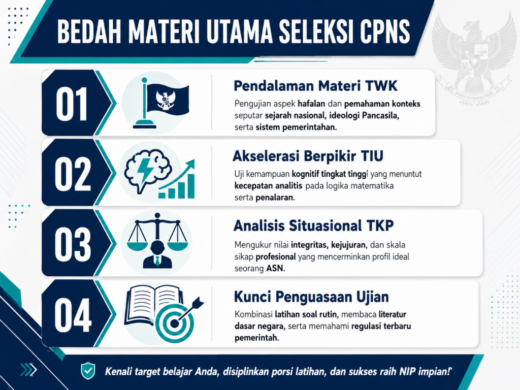 2. Memahami Materi Tes CPNS di Setiap Seksi Tes