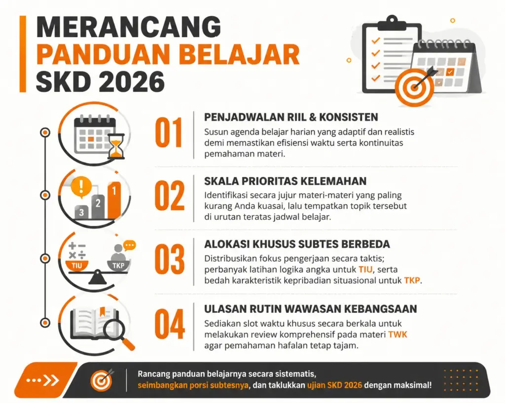 2. Merancang Panduan Belajar SKD 2026 yang Sistematis