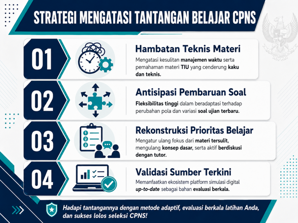 4. Mengatasi Tantangan Umum dalam Mempelajari Materi Tes CPNS